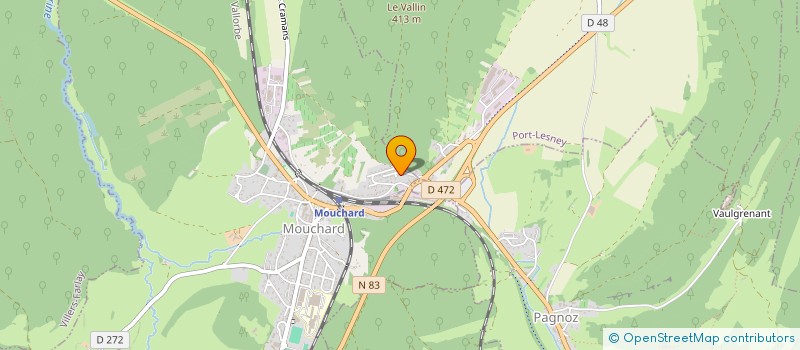 localisation de l'entreprise LA TERRASSE  MOUCHARD