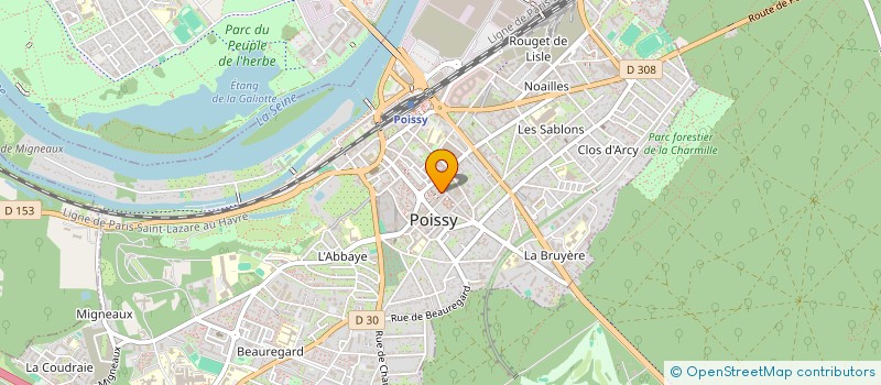 localisation de l'entreprise LA TERRASSE  ORGEVAL