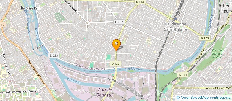 localisation de l'entreprise LA TERRASSE à SAINT-MAUR-DES-FOSSES