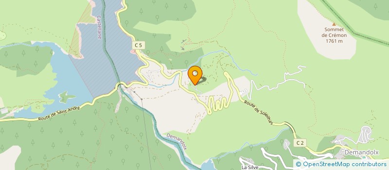 localisation de l'entreprise LA TERRASSE  DEMANDOLX