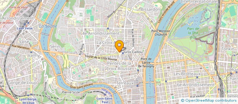 localisation de l'entreprise LA TERRASSE  LYON