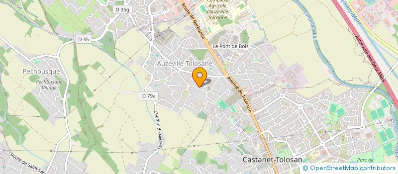 localisation de l'entreprise LA TERRASSE  AUZEVILLE-TOLOSANE