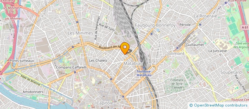 localisation de l'entreprise LA TERRASSE à TOULOUSE