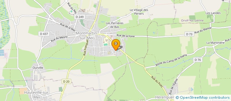 localisation de l'entreprise LA TERRASSE  MONTMARTIN-SUR-MER