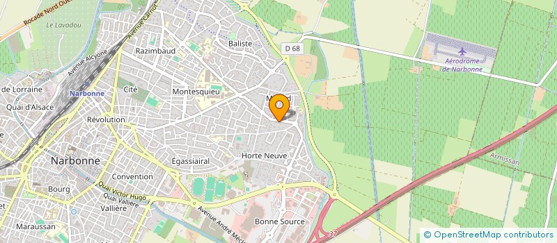 localisation de l'entreprise LA TERRASSE  NARBONNE