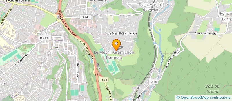 localisation de l'entreprise LA TERRASSE  SAINT-MARTIN-DU-VIVIER