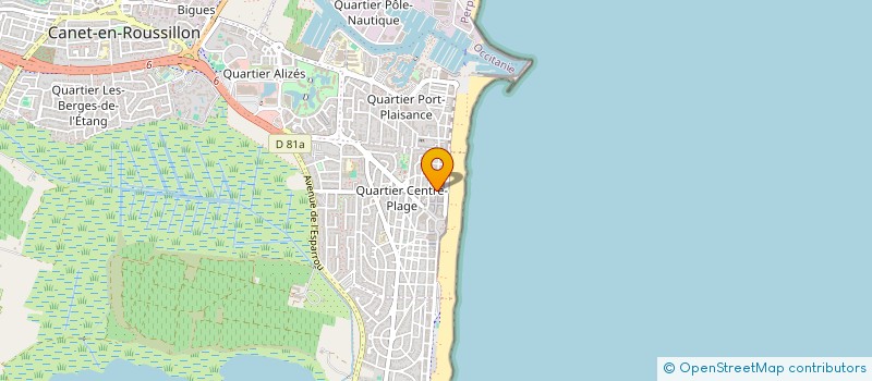 localisation de l'entreprise LA TERRASSE CANETOISE  CANET-EN-ROUSSILLON