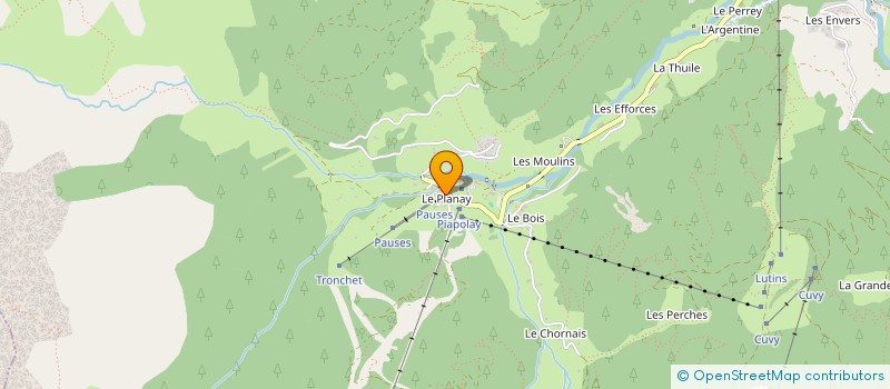 localisation de l'entreprise LA TERRASSE D'ISA à BEAUFORT