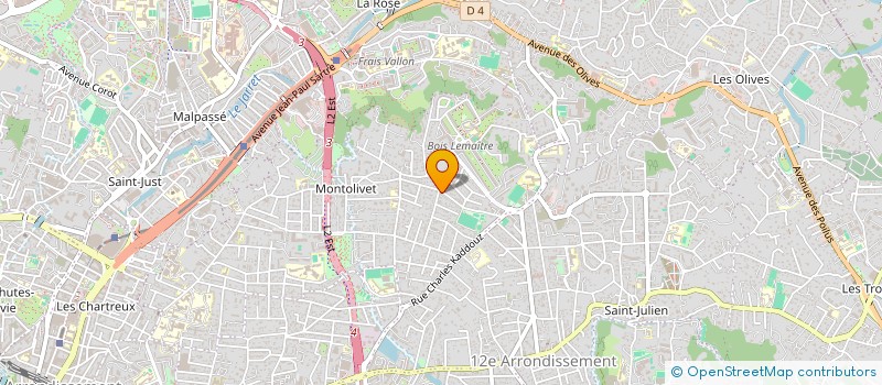 localisation de l'entreprise LA TERRASSE DE COMPOSTELLE à MARSEILLE