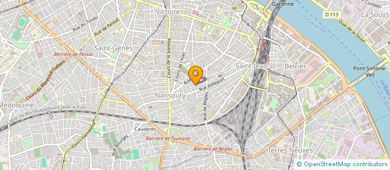 localisation de l'entreprise LA TERRASSE DE GUJAN  BORDEAUX