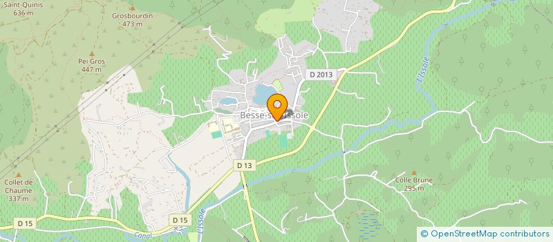 localisation de l'entreprise LA TERRASSE DE KARO à BESSE-SUR-ISSOLE