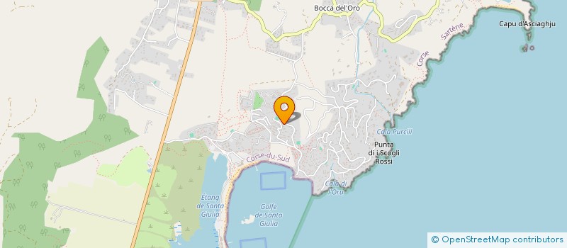 localisation de l'entreprise LA TERRASSE DE SANTA GIULIA  PORTO-VECCHIO