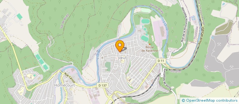 localisation de l'entreprise LA TERRASSE DES 4 G  JUF