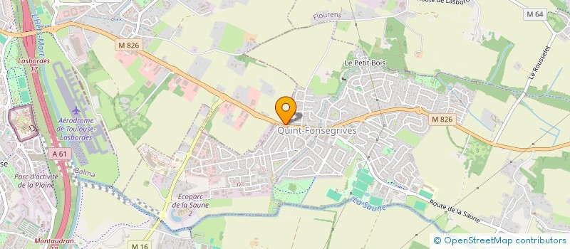 localisation de l'entreprise LA TERRASSE DES JARDINS  BALMA