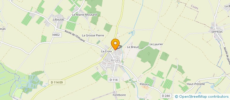 localisation de l'entreprise LA TERRASSE DES PERTHUIS à BARZAN