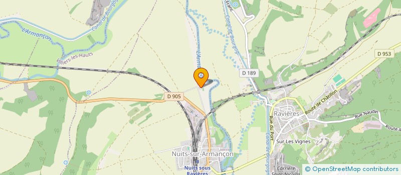 localisation de l'entreprise LA TERRASSE ENCHANTEE  NUITS