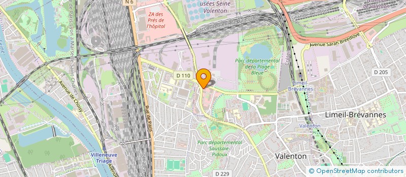 localisation de l'entreprise LA TERRASSE ET LA RUCHE  VALENTON