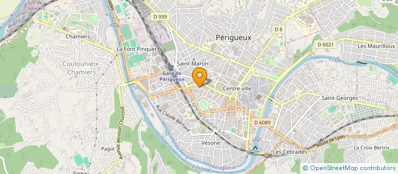 localisation de l'entreprise LA TERRASSE FLEURIE à PERIGUEUX