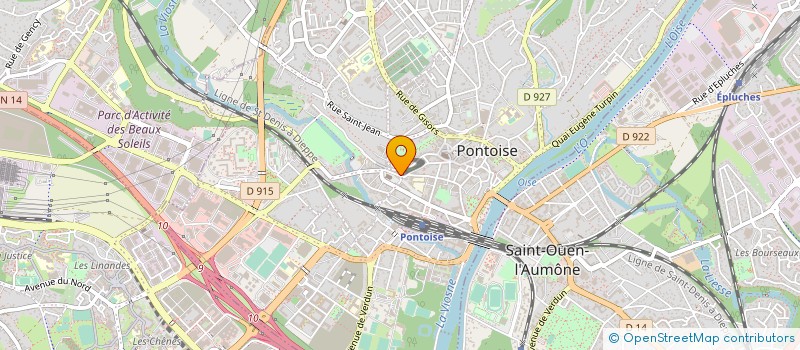 localisation de l'entreprise LA TERRAZZA à PONTOISE