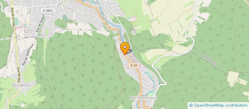 localisation de l'entreprise LA TERRE BLANCHE  HERIMONCOURT