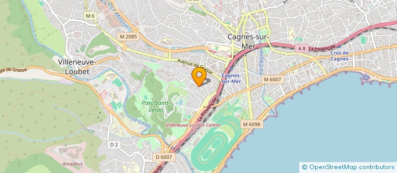localisation de l'entreprise LA TERRE DE SIENNE SCP à CAGNES-SUR-MER