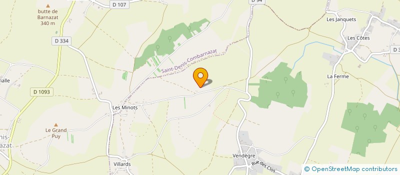 localisation de l'entreprise LA TERRE DES BAMBOUS  LUZILLAT