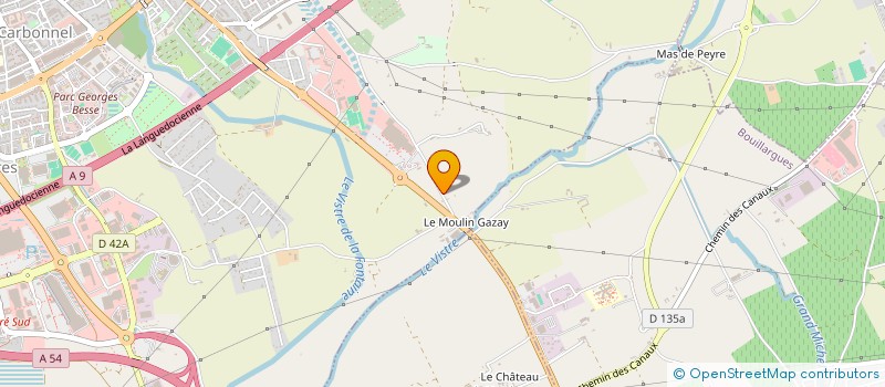 localisation de l'entreprise LA TERRE DES OLIVIERS à NIMES