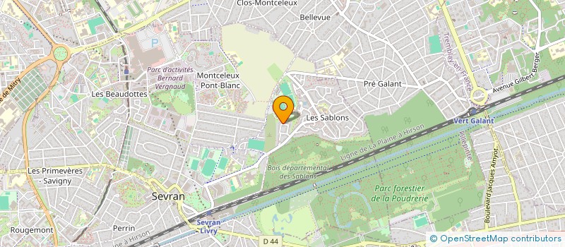 localisation de l'entreprise LA TERRE DES SABLONS à SEVRAN