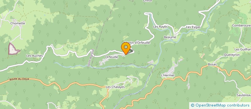 localisation de l'entreprise LA TERRE DU COIN  DESAIGNES