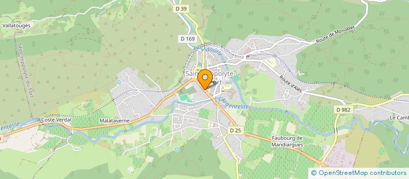 localisation de l'entreprise LA TERRE EN COULEURS  SAINT-HIPPOLYTE-DU-FORT