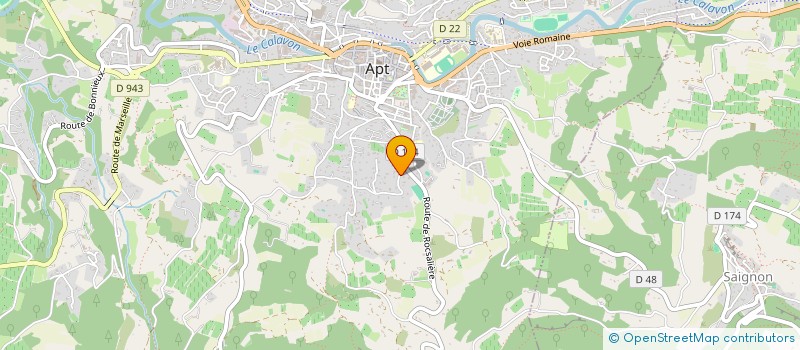 localisation de l'entreprise LA TERRE EN TETE  APT