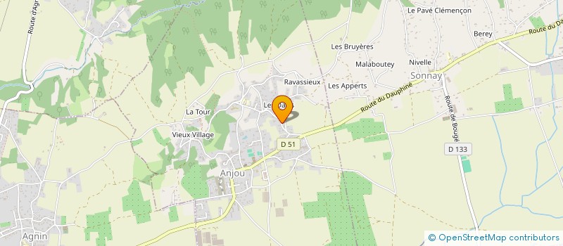 localisation de l'entreprise LA TERRE ET LES MAINS  ANJOU