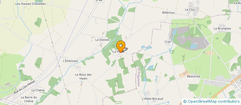 localisation de l'entreprise LA TERRE FERME  VAY