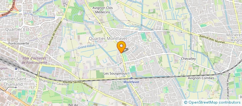 localisation de l'entreprise LA TERRE FERME  AVIGNON