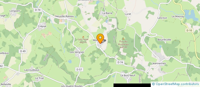 localisation de l'entreprise LA TERRE NATIVE à FURSAC