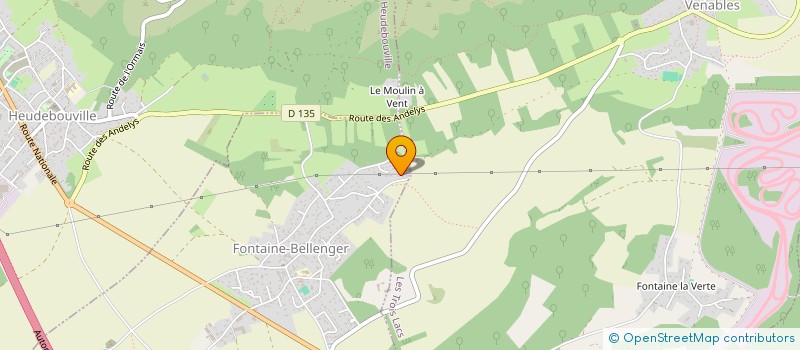 localisation de l'entreprise LA TERRIER ACADEMIE CYCLING  LE VAL D'HAZEY