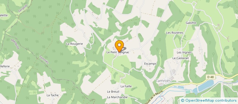 localisation de l'entreprise LA TERRIERE à TAMNIES