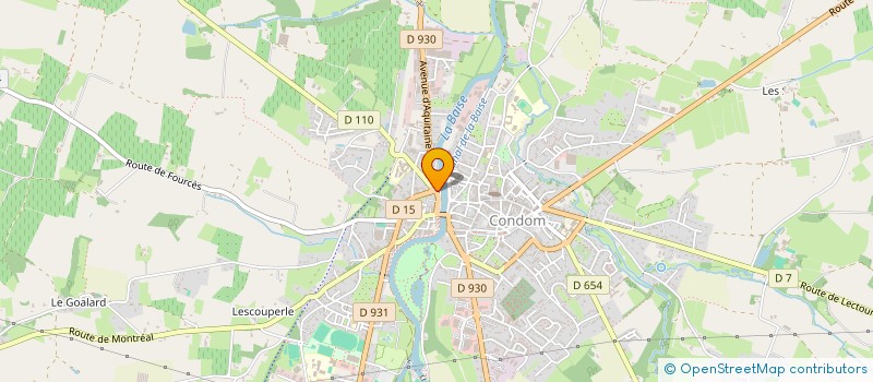 localisation de l'entreprise LA TERTULIA FLAMENCA  CONDOM