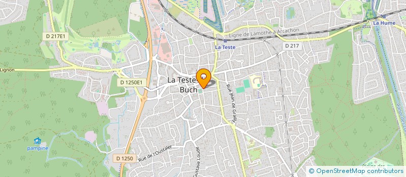 localisation de l'entreprise LA TESTE COMPTOIR à LA TESTE-DE-BUCH