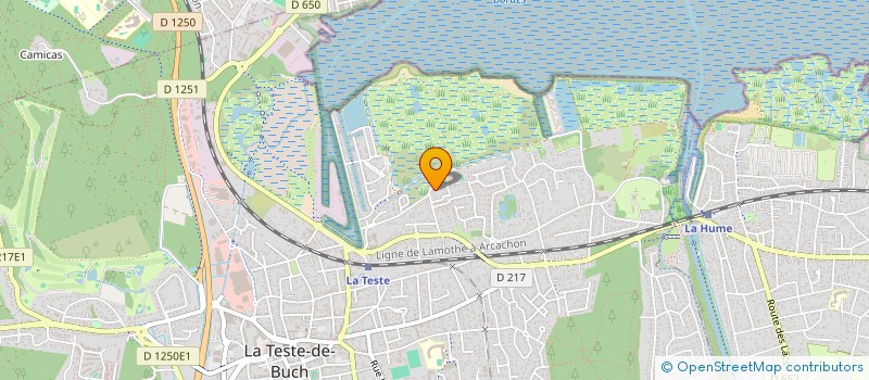localisation de l'entreprise LA TESTE DE BUCH à LA TESTE-DE-BUCH