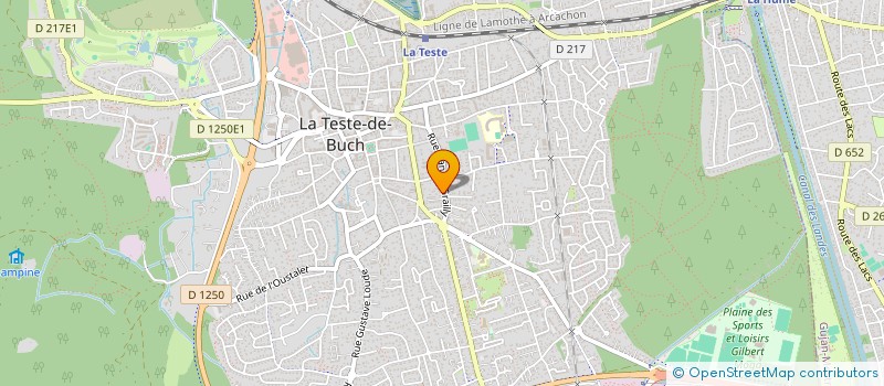 localisation de l'entreprise LA TESTERINE  LA TESTE-DE-BUCH
