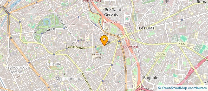 localisation de l'entreprise LA TETE 2 L'EMPLOI  PARIS