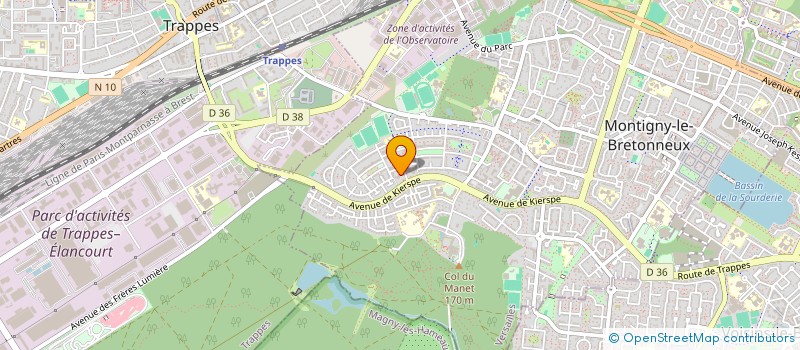 localisation de l'entreprise LA TETE A L'ENVERS & CO à MONTIGNY-LE-BRETONNEUX