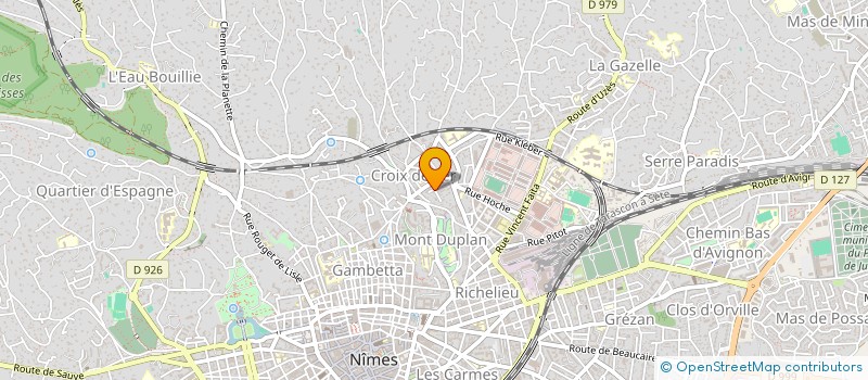 localisation de l'entreprise LA TETE AILLEURS  NIMES