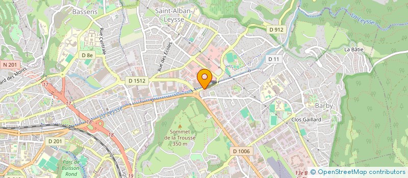 localisation de l'entreprise LA TETE AU SOLEIL  LA RAVOIRE