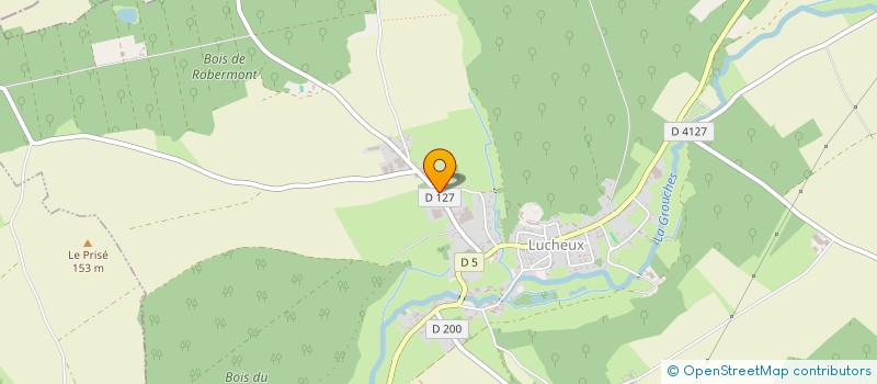 localisation de l'entreprise LA TETE D'HOMME  LUCHEUX