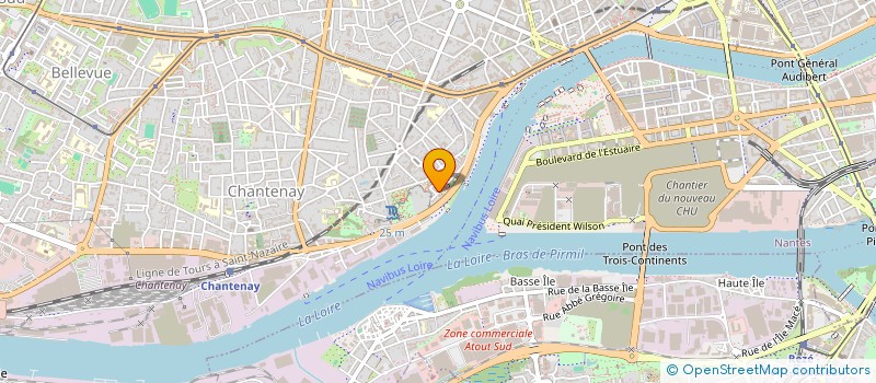 localisation de l'entreprise LA TETE DANS LA TOILE à NANTES