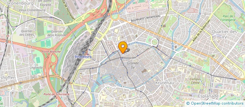 localisation de l'entreprise LA TETE DANS LE GUIDON à STRASBOURG