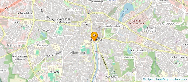 localisation de l'entreprise LA TETE DANS LE GUIDON à VANNES