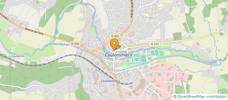localisation de l'entreprise LA TETE DANS LE SABLE à COULOMMIERS